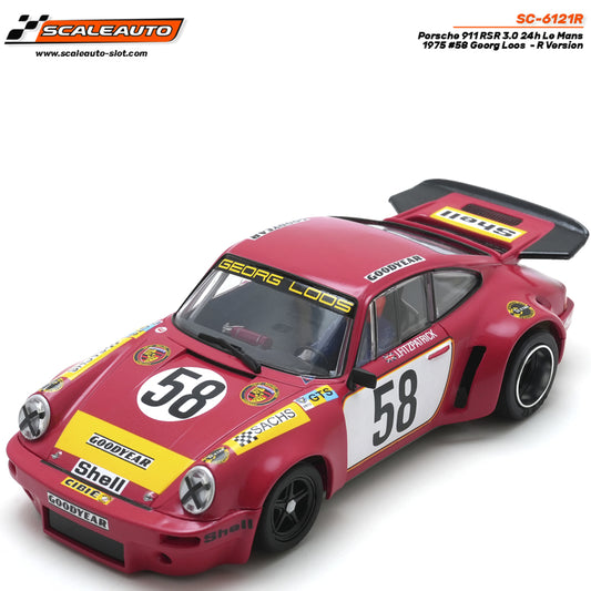 Scaleauto Porsche 911 RSR 3.0 24h Le Mans 1975 1/32 Slot Car SC-6121R