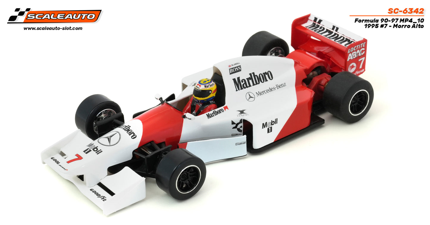 Scaleauto Formula 90-97 McLaren MP4/10 1995 Mark Blundell 1/32 Slot Car SC-6342