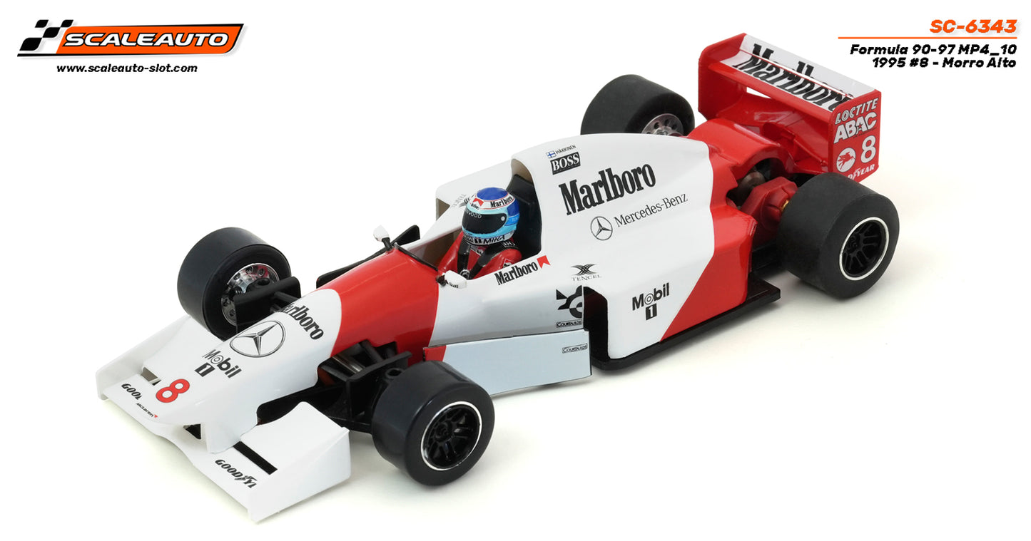 Scaleauto Formula 90-97 McLaren MP4/10 1995 Mika Hakkinen 1/32 Slot Car SC-6343