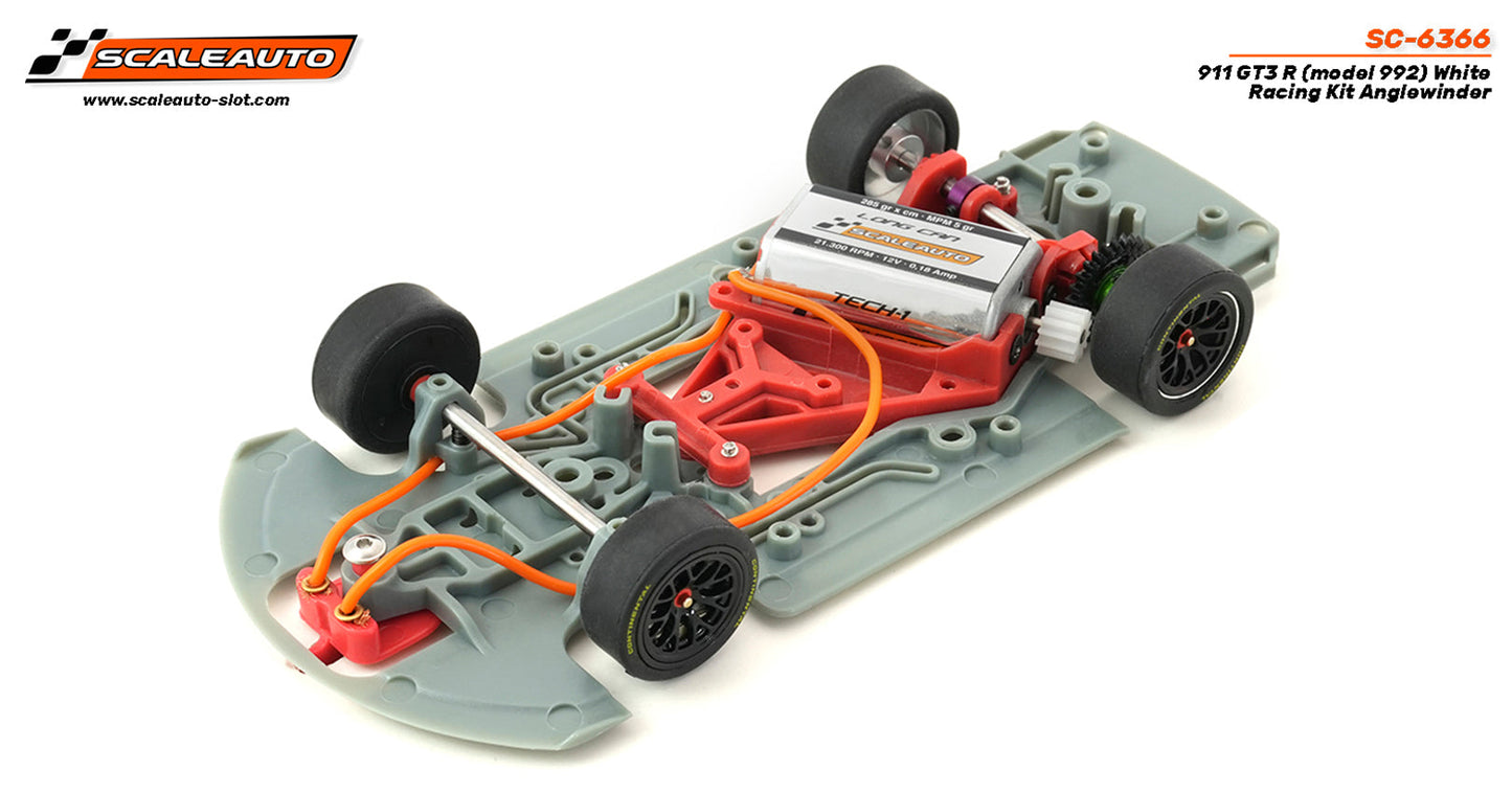 Scaleauto Porsche 911 (992) GT3R White Kit 1/32 Slot Car SC-6366