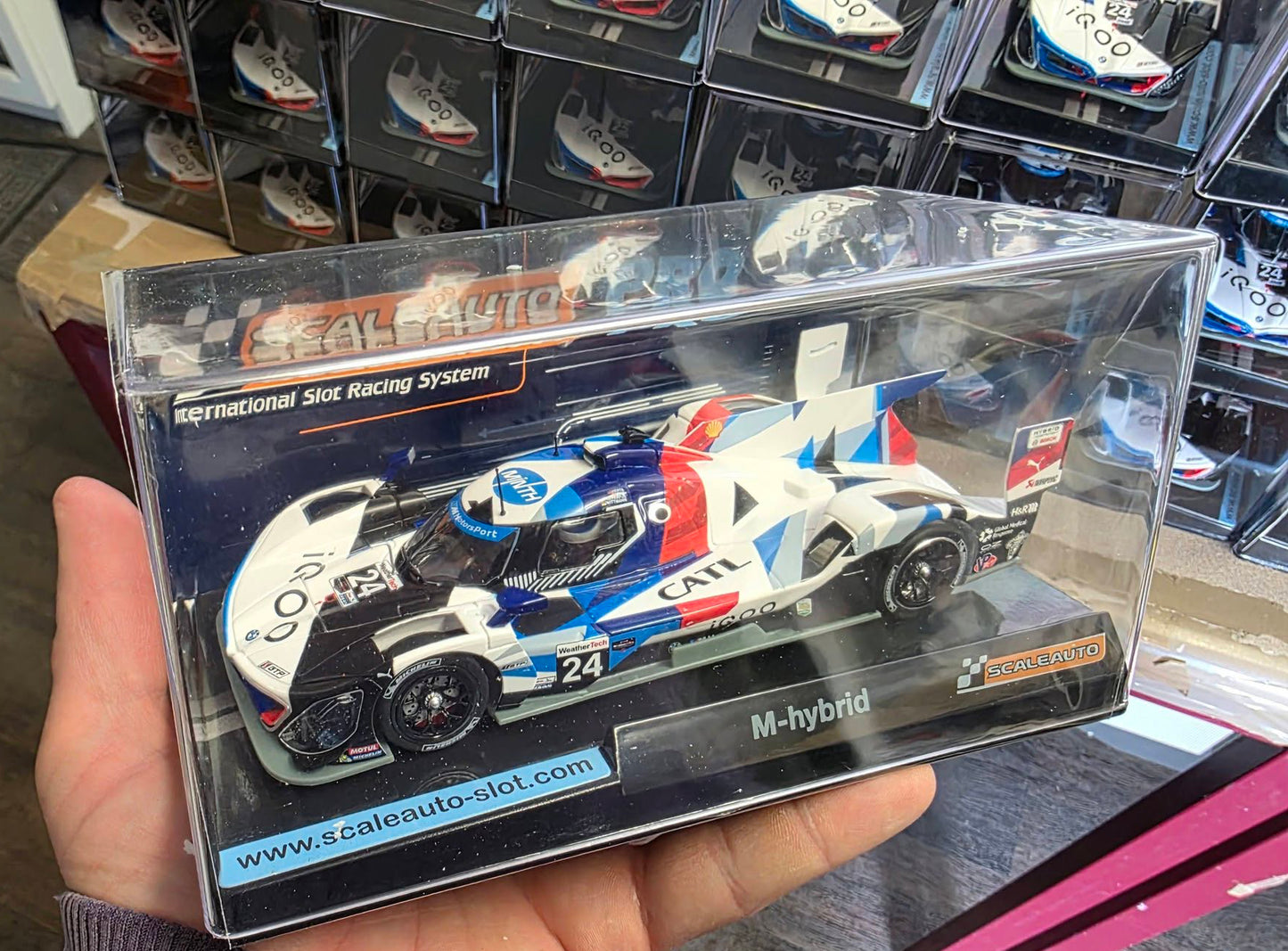 Scaleauto BMW M Hybrid GTP #24 Hypercar Watkins Glen 2023 1/32 Slot Car.