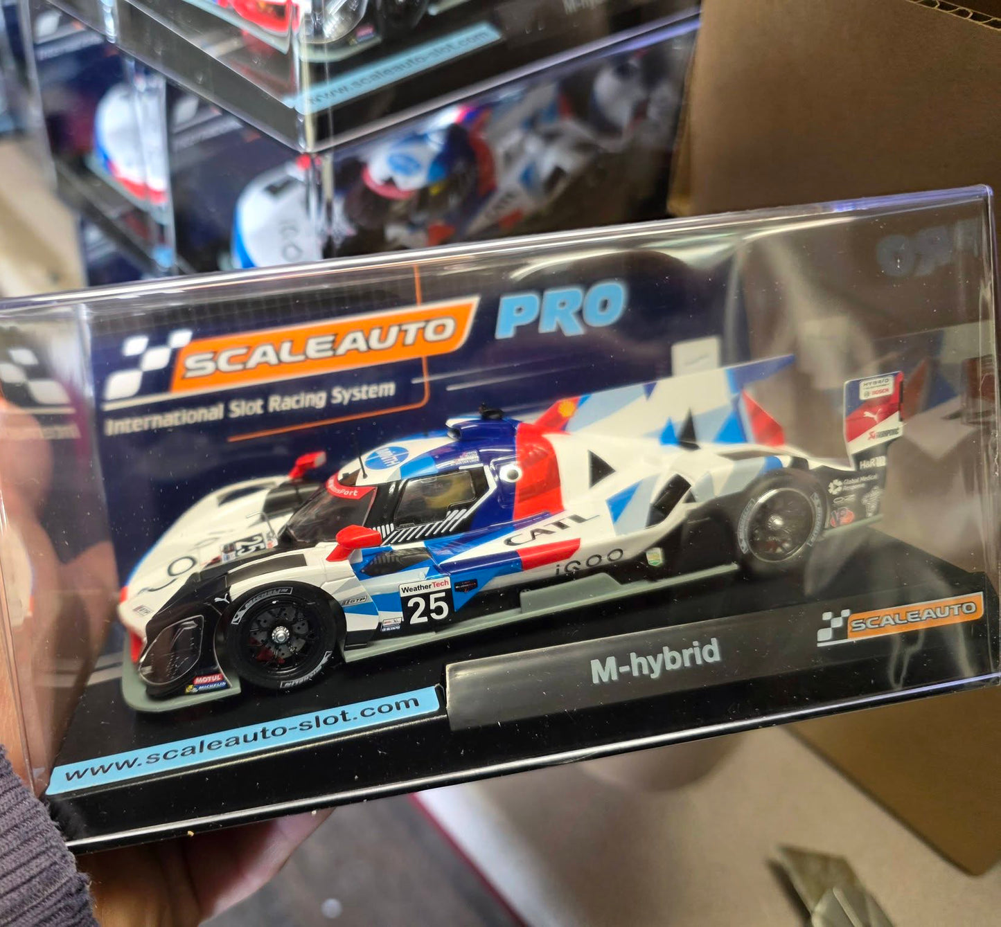 Scaleauto BMW M Hybrid GTP #25 Hypercar Watkins Glen 2023 1/32 Slot Car.