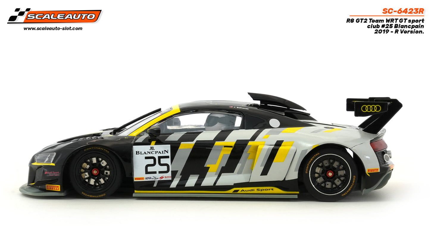 Scaleauto Audi R8 GT2 Team WRT GT Blancpain 2019 1/32 Slot Car SC-6423R