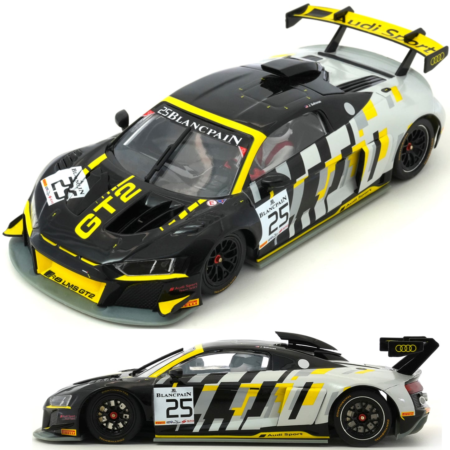 Scaleauto Audi R8 GT2 Team WRT GT Blancpain 2019 1/32 Slot Car SC-6423R