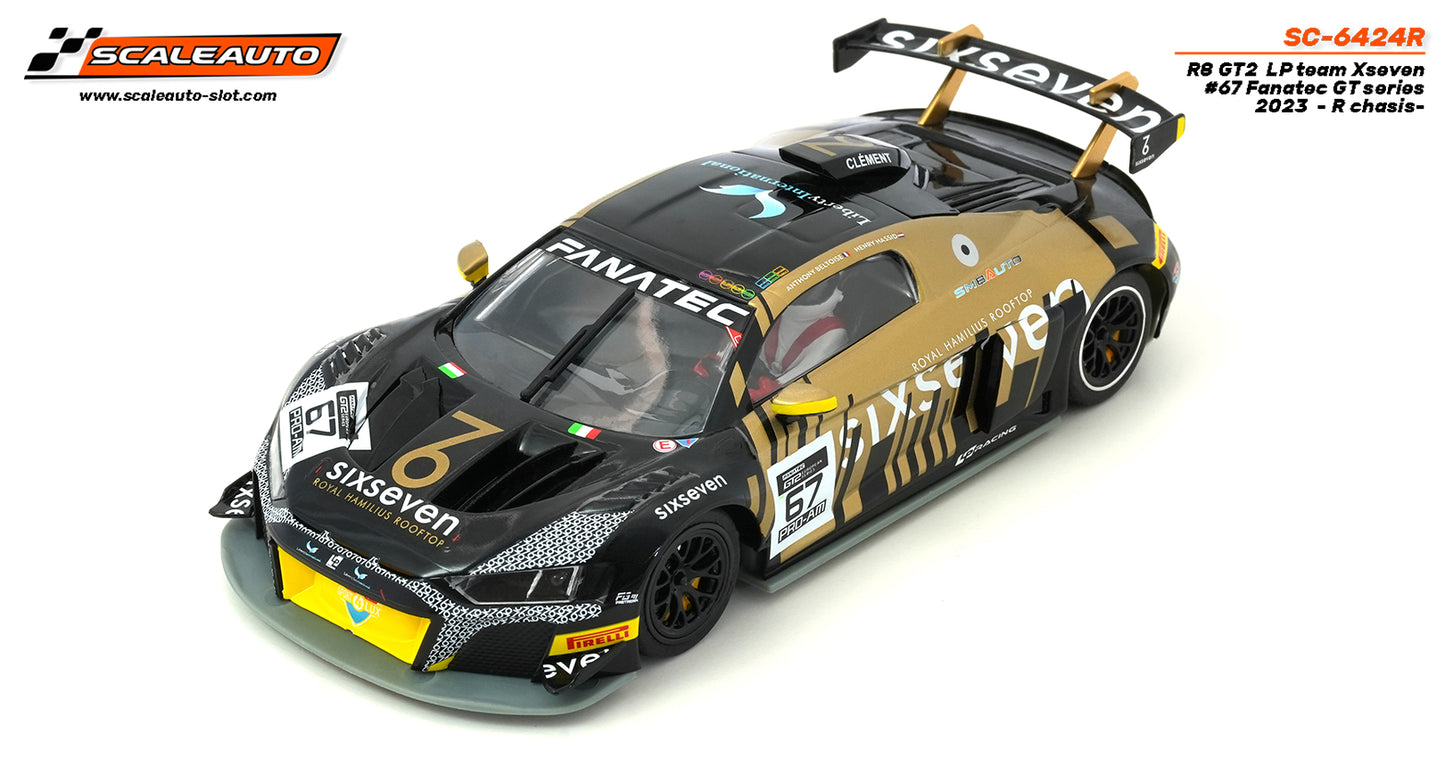 Scaleauto Audi R8 GT2 Fanatec GT 2023 1/32 Slot Car SC-6424R