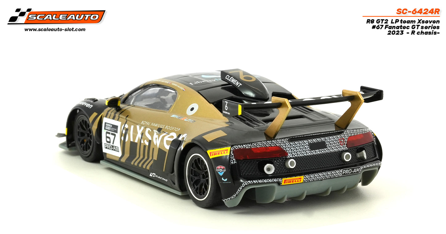 Scaleauto Audi R8 GT2 Fanatec GT 2023 1/32 Slot Car SC-6424R