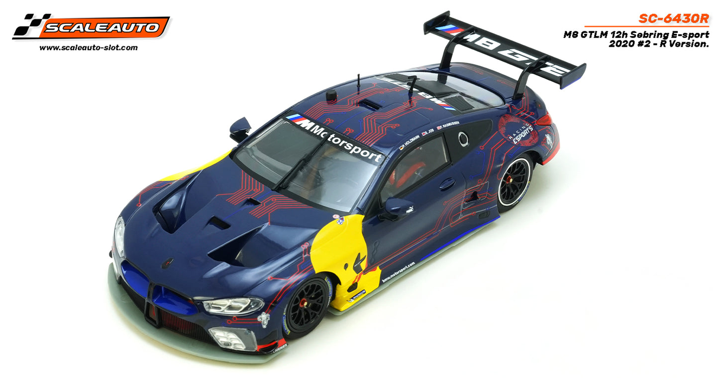 Scaleauto BMW M8 GTLM RedBull Sebring 2020 1/32 Slot Car SC-6430R