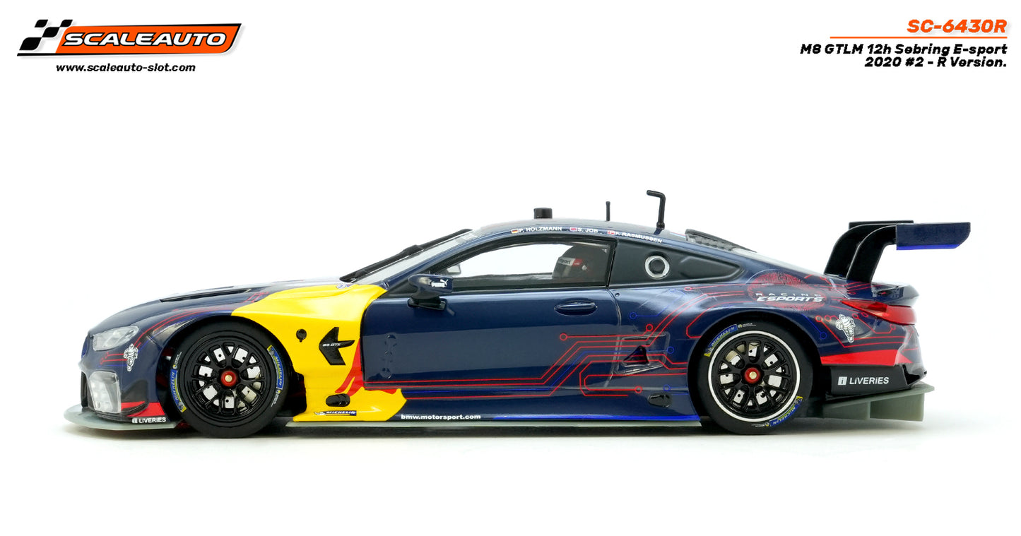 Scaleauto BMW M8 GTLM RedBull Sebring 2020 1/32 Slot Car SC-6430R