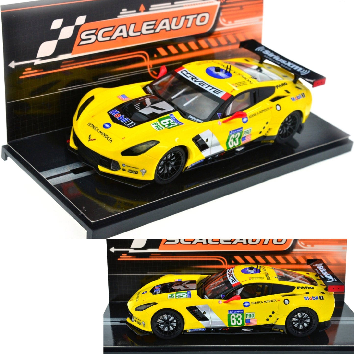Scaleauto Chevy Corvette C7R GT3 Le Mans 2015 Home Series 1/24 Slot Car