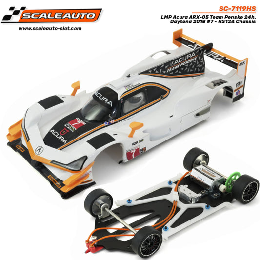 Scaleauto Acura ARX-05 LMP Daytona 1/24 Slot Car HS124-LMP Chassis
