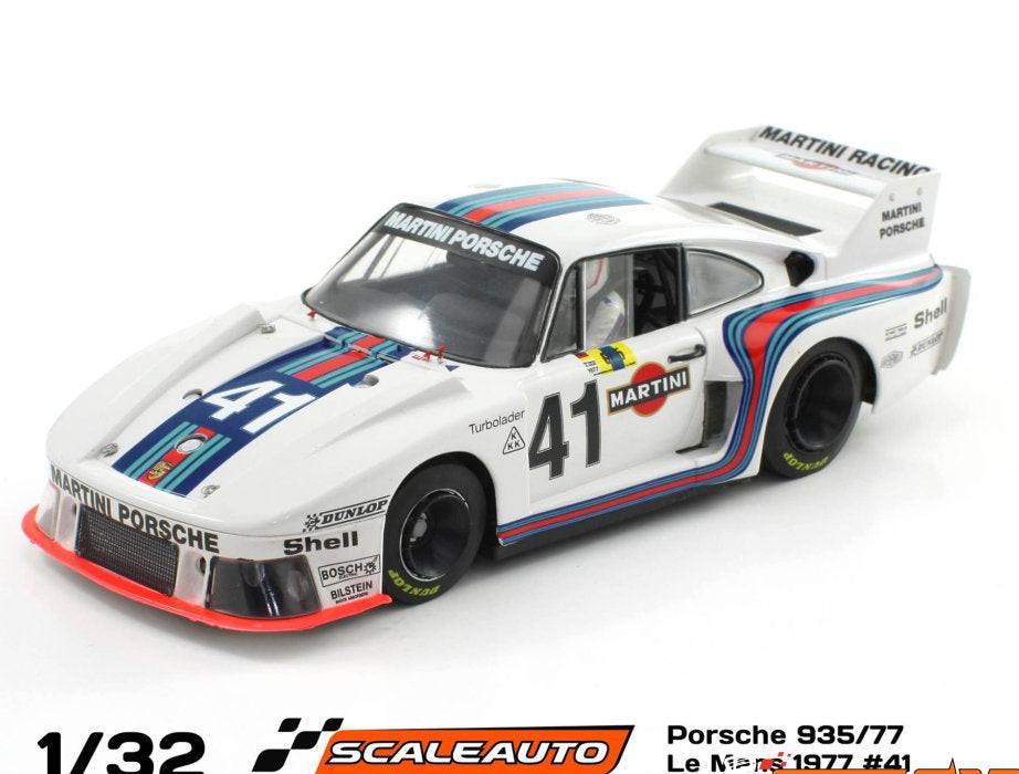 ポルシェ 935 ターボ 1977 マルティーニ オートスケールコレクション Scaleauto Porsche 935/77 Martini Le Mans 1977 1/32 Slot Car SC