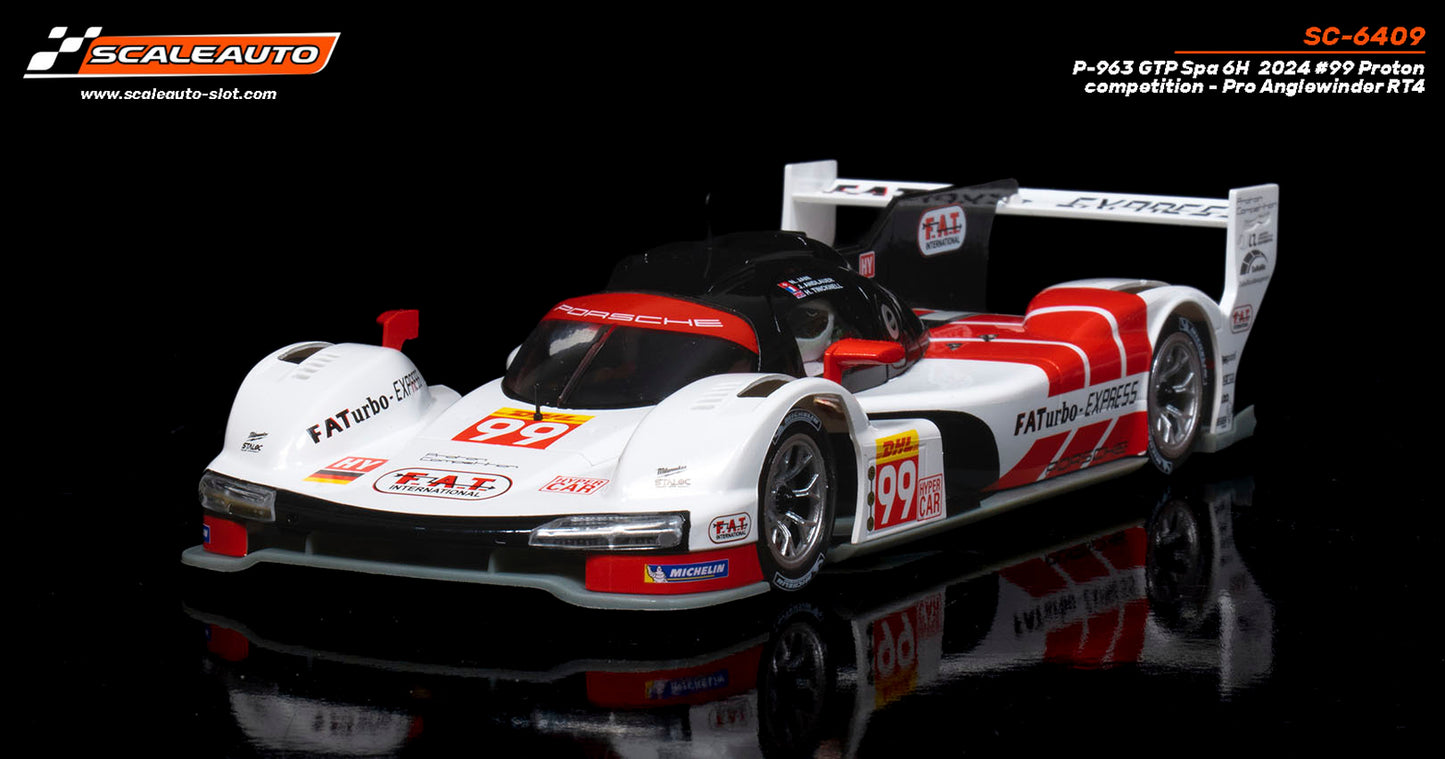 Scaleauto SC-6409 Porsche 963 GTP FATurbo Hypercar Spa 2024 1/32 Slot Car