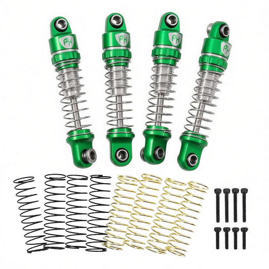 Powerhobby Axial SCX30 Aluminum 25mm Long Travel Shocks (4) Green