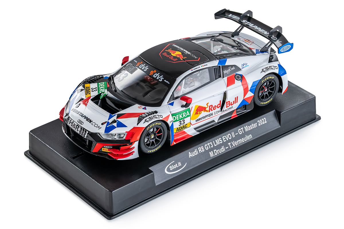 Slot.it Audi R8 GT3 LMS EVO II 24h GT Masters 2022 1/32 Slot Car SICA58C CA58C