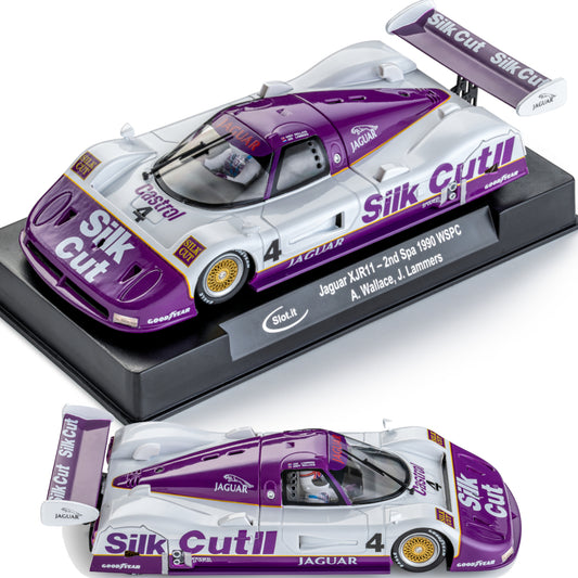 Slot.it Jaguar XJR11 2nd Spa 1990 WSPC Silk Cut 1/32 Slot Car SICA62A CA62A.