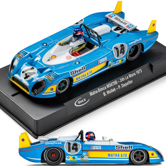 Slot.it Matra Simca MS670B Winner 6h Watkins Glen 1973 1/32 Slot Car SICA57a CA57a