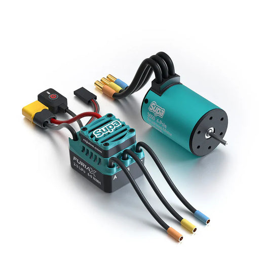 SKYRC FuriaX Supa Combo 60A ESC and 3650 2300KV Brushless Motor 1/10