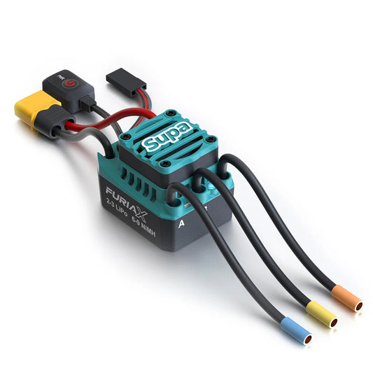 SkyRC FuriaX Supa Brushless Sensorless ESC For 1/10 RC Touring Buggy Short Course Truck.