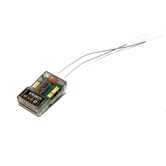 Spektrum SPM-1033 AR8360T+ DSMX 8-Channel AS3X+ & SAFE Telemetry Receiver.