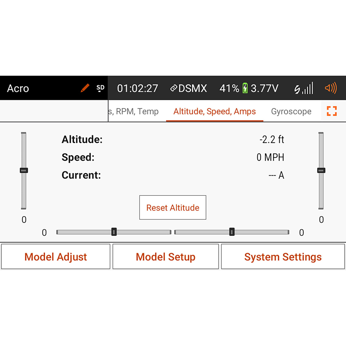 Spektrum SPMA9700 Aircraft Telemetry Airspeed Indicator