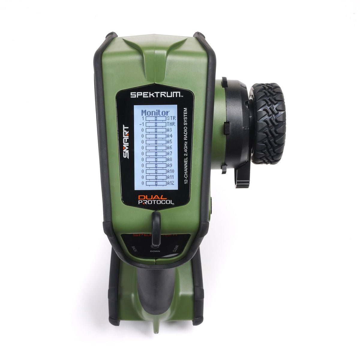 Spektrum SPMR6220G DX Rugged+ 12-Channel DSMR+ Surface Transmitter, Green