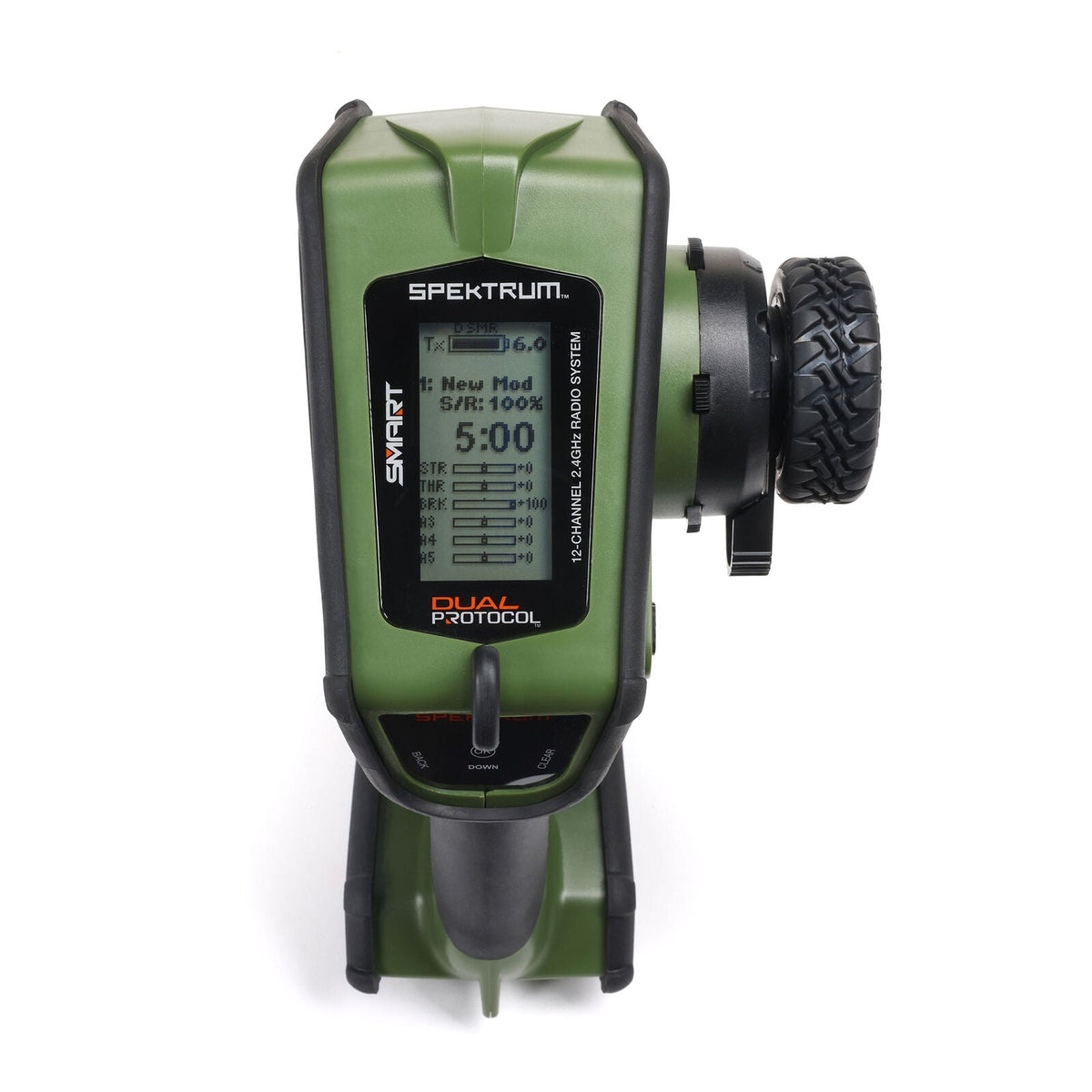 Spektrum SPMR6220G DX Rugged+ 12-Channel DSMR+ Surface Transmitter, Green