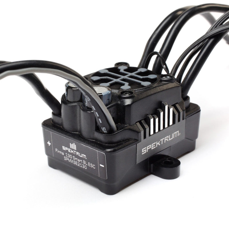 Spektrum SPMXSE2130 Firma 130A Black Edition Brushless Smart ESC V2 2S-4S.