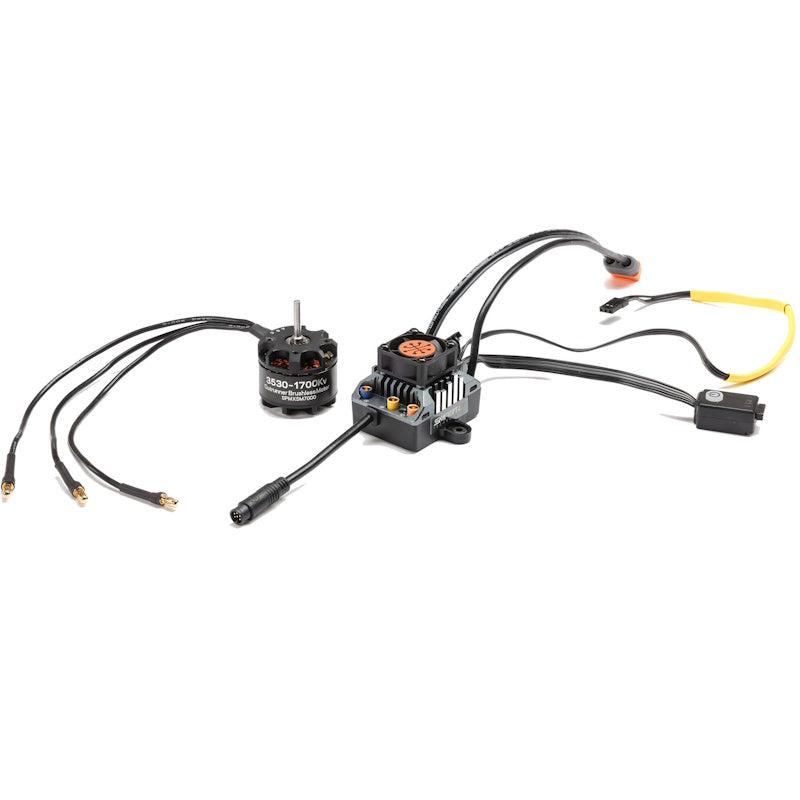 Spektrum Firma 80A Sensored/Sensorless Smart Outrunner Motor / ESC Combo: 1700Kv.