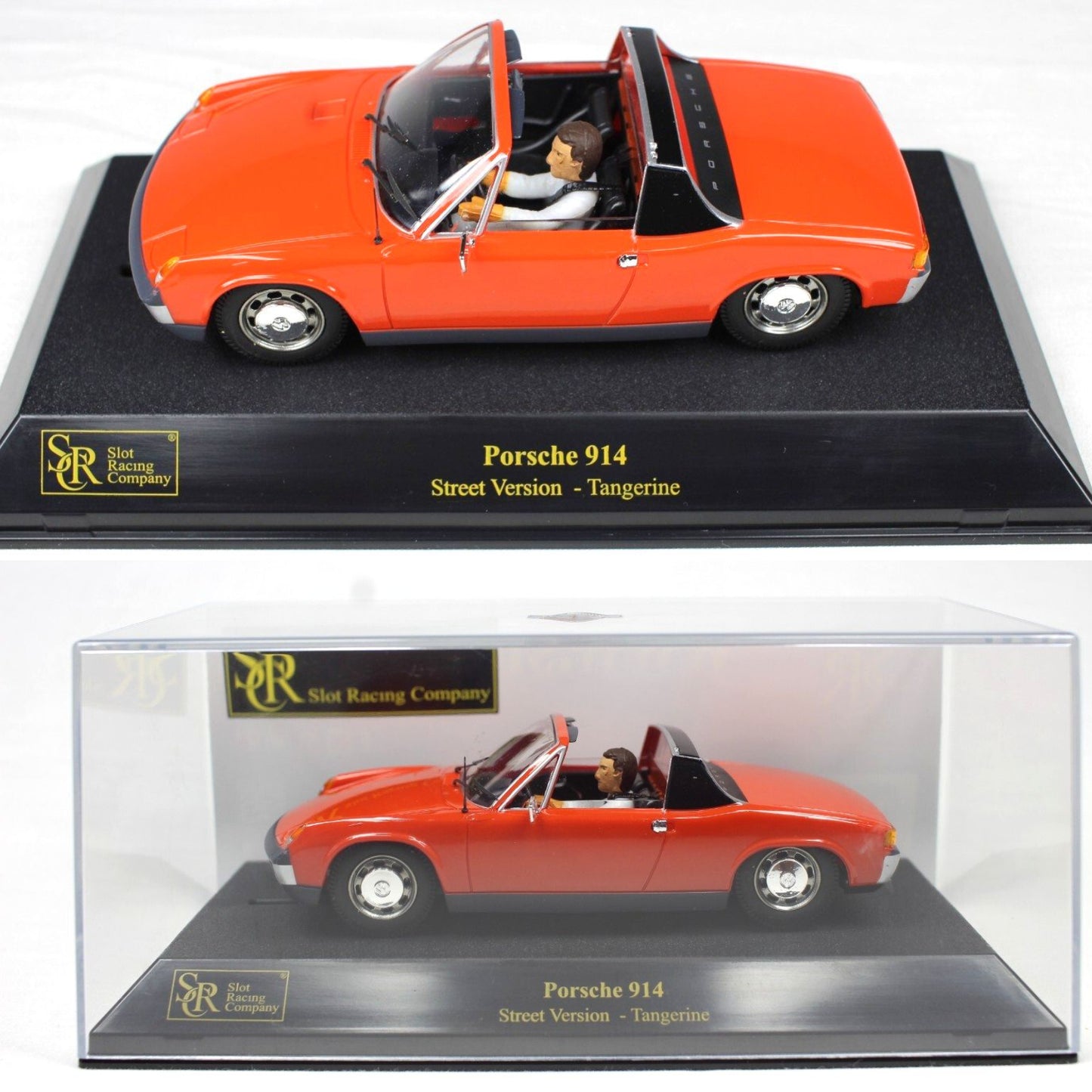 SRC Porsche 914/6 Tangerine Street 1/32 Slot Car 02006.