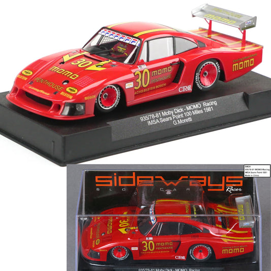 Sideways Porsche 935/78 Moby Dick Momo Sears Point 1/32 Slot Car SW24