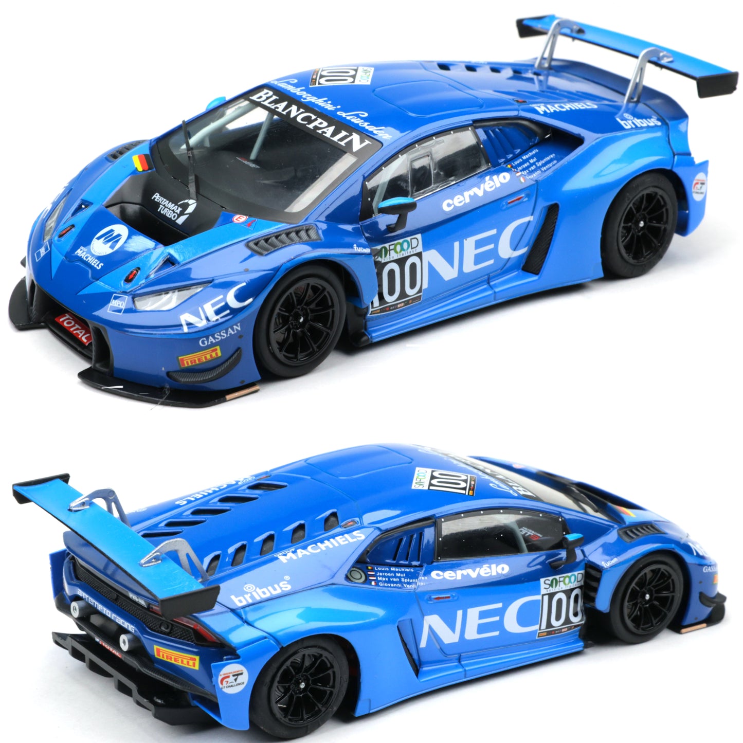 Racer Sideways Lamborghini Huracan GT3 1/32 Slot Car SWCAR01J