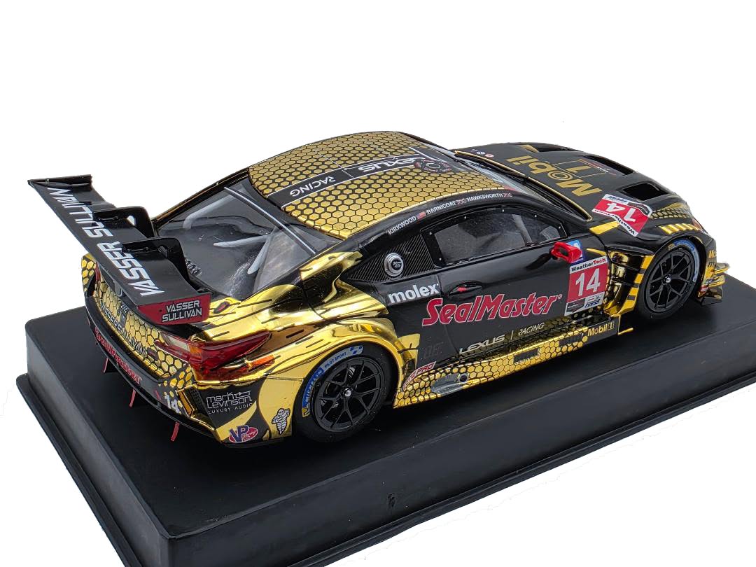 Sideways Lexus RC F GT3 Sebring 12h 2024 Winner 1/32 Slot Car SWCAR07A