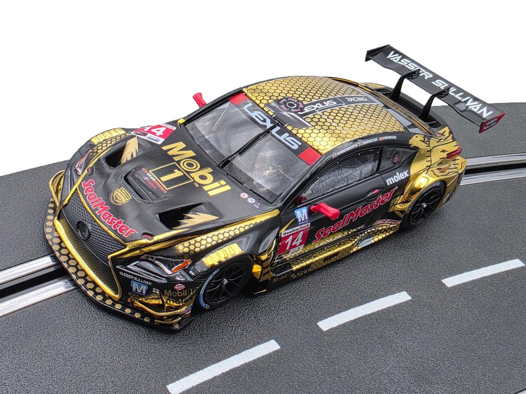 Sideways Lexus RC F GT3 Sebring 12h 2024 Winner 1/32 Slot Car SWCAR07A