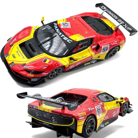 Racer Sideways Ferrari 296 GT3 Spa 24h 2024 1/32 Slot Car SWCAR11C.