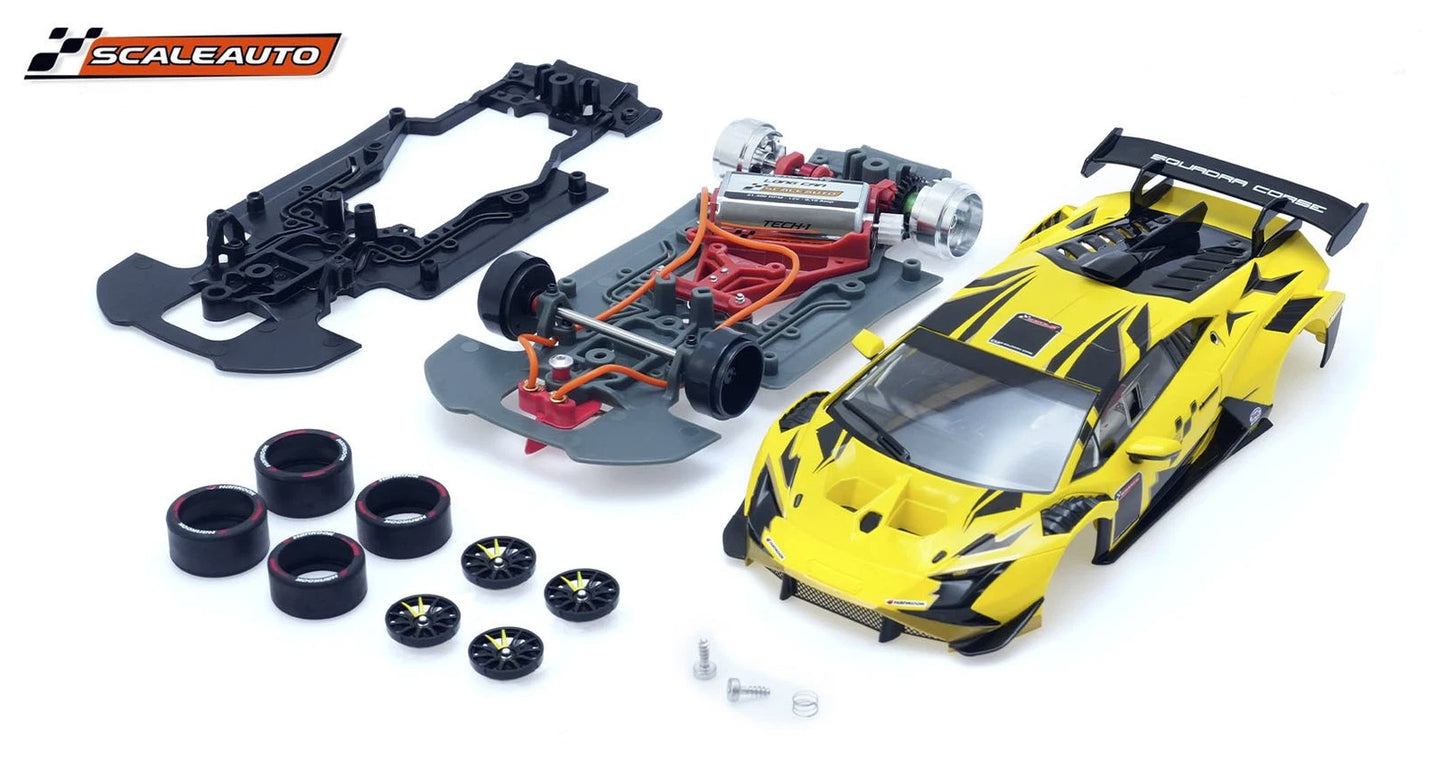 Scaleauto Lamborghini Super Trofeo EVO2 Cup Yellow 1/32 Slot Car SC-6427C.