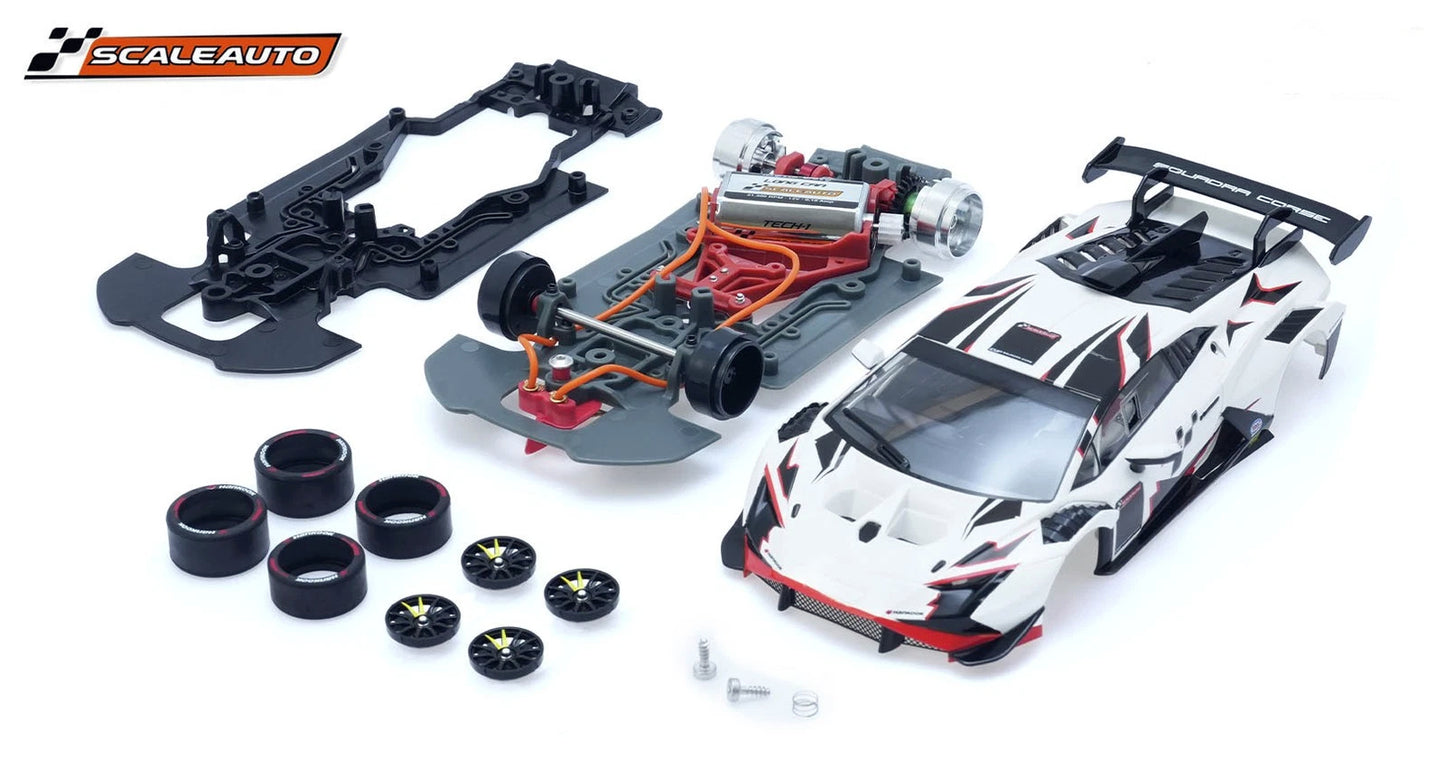 Scaleauto Lamborghini Super Trofeo EVO2 Cup White 1/32 Slot Car SC-6427D
