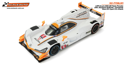 Scaleauto Acura ARX-05 LMP Daytona SPORT XL 1/24 Slot Car SC-7118LM1