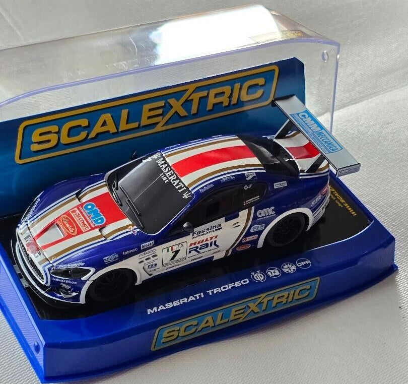 Scalextric C3380 Maserati Trofeo #7 2012 1/32 Slot Car DPR