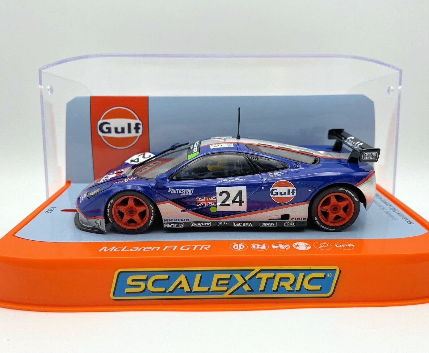 Scalextric C3969 McLaren F1 GTR Le Mans 1995 Gulf #24 1/32 Slot Car