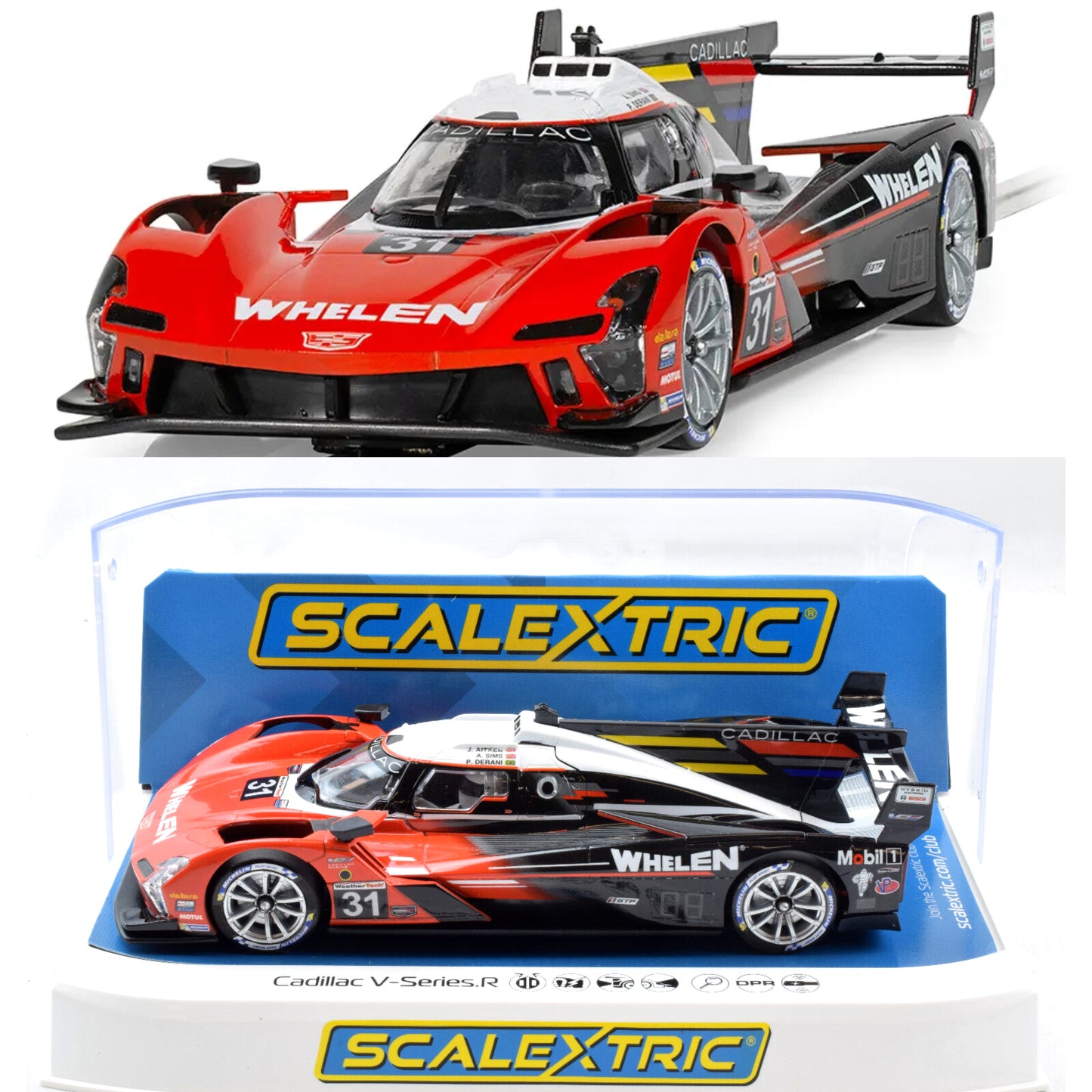 Scalextric C4515 Cadillac V-Series R Whelen Engineering 1/32 Slot Car DPR