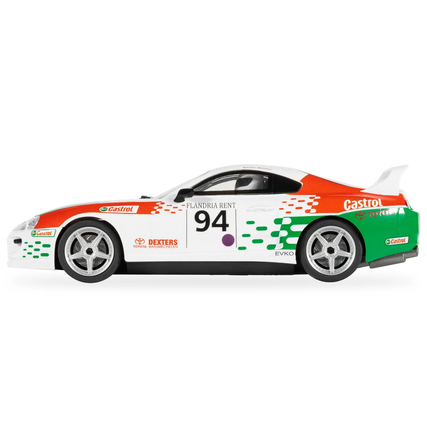 Scalextric C4616 Toyota Supra Mk IV Castrol Spa Racing Festival 2002 1/32 Slot Car.
