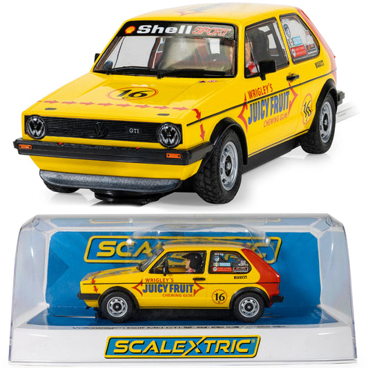 Scalextric Volkswagen Golf MK1 GTI Juicy Fruit 1/32 Slot Car C4625