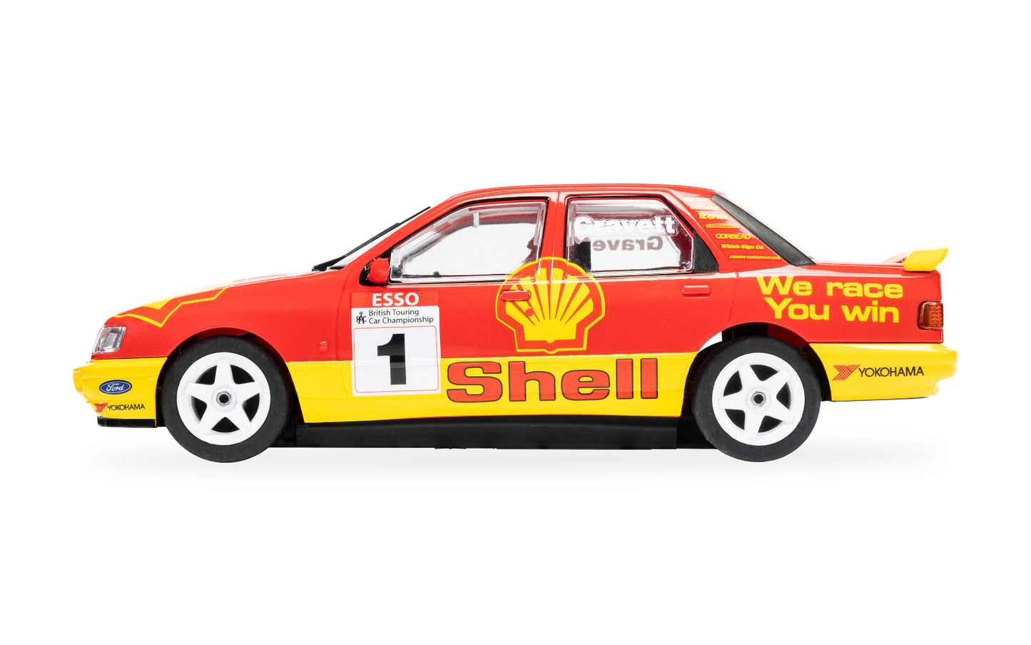 Scalextric Ford Sierra Sapphire Shell BTCC 1/32 Slot Car C4632