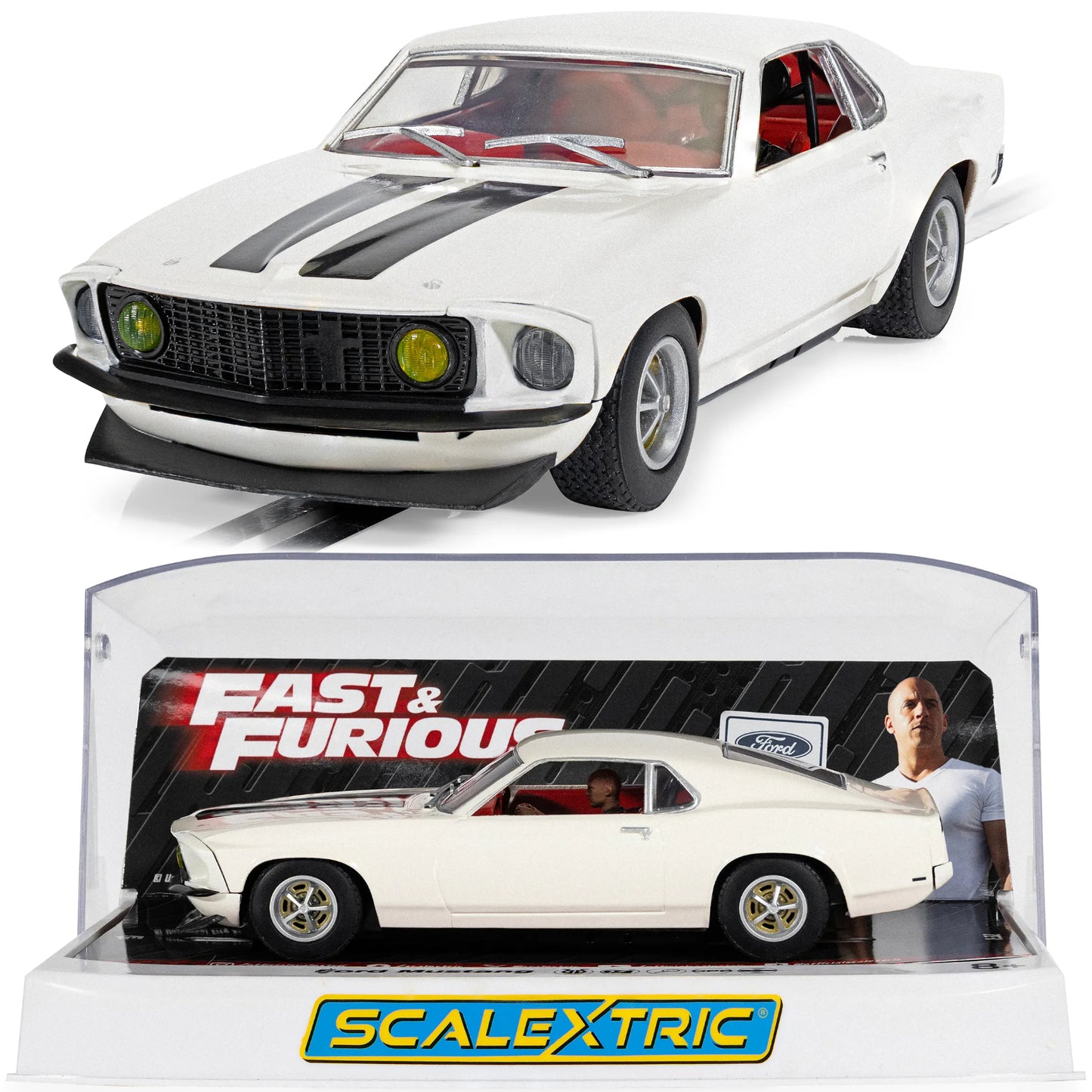 Scalextric Ford Mustang Fast And Furious 6 1/32 Slot Car DPR C4664