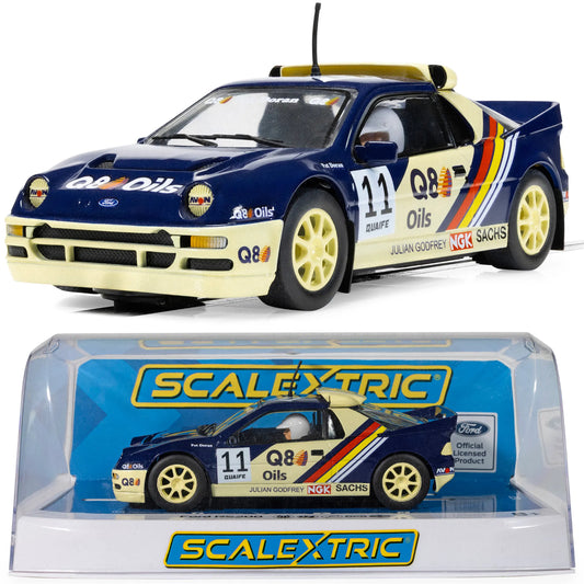 Scalextric Ford RS200 Pat Doran Rally 1/32 Slot Car C4667