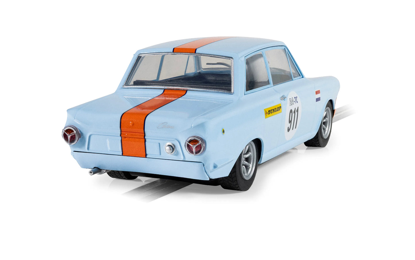 Scalextric Ford Lotus Cortina Gulf 1/32 Slot Car C4669 DPR