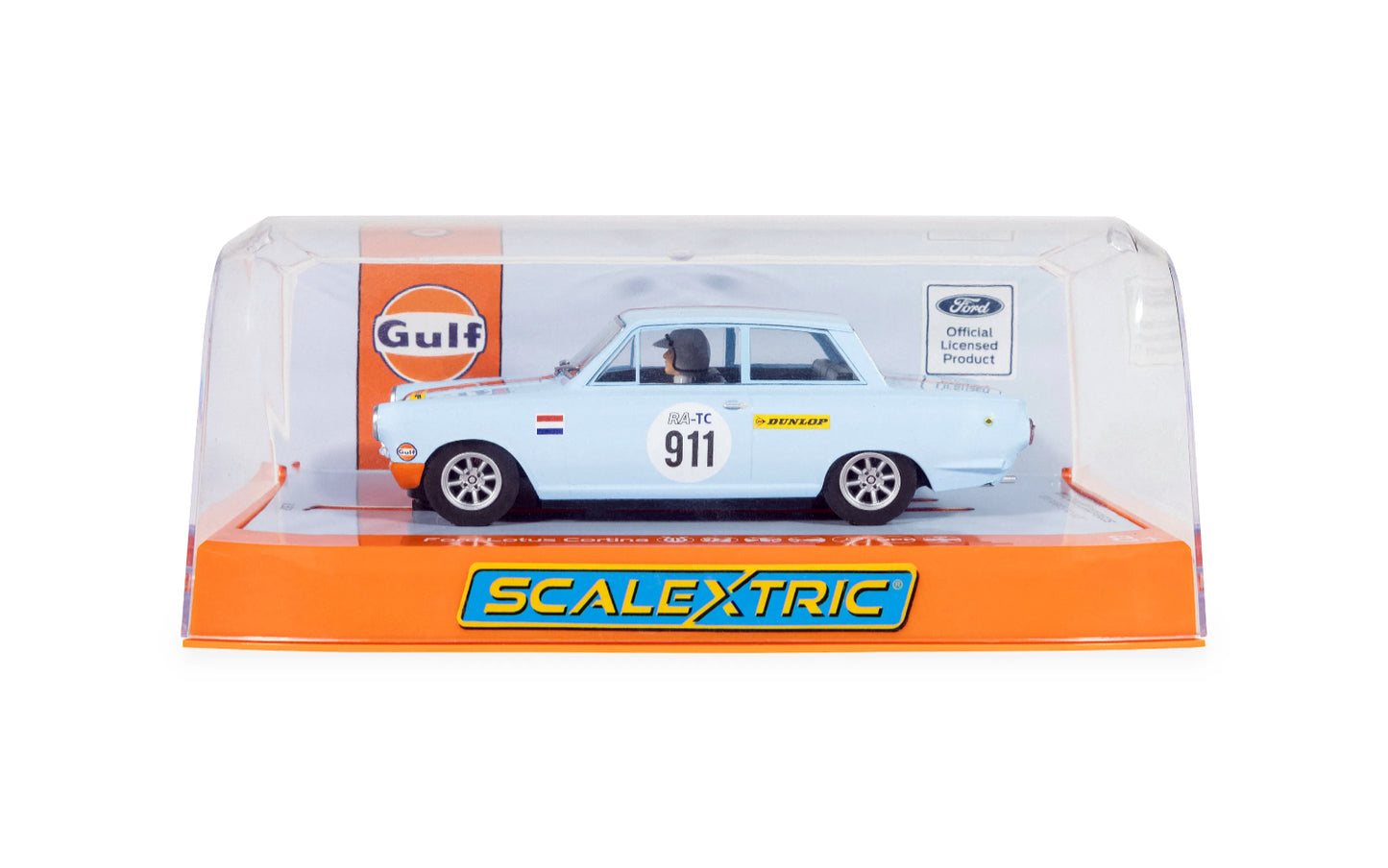 Scalextric Ford Lotus Cortina Gulf 1/32 Slot Car C4669 DPR