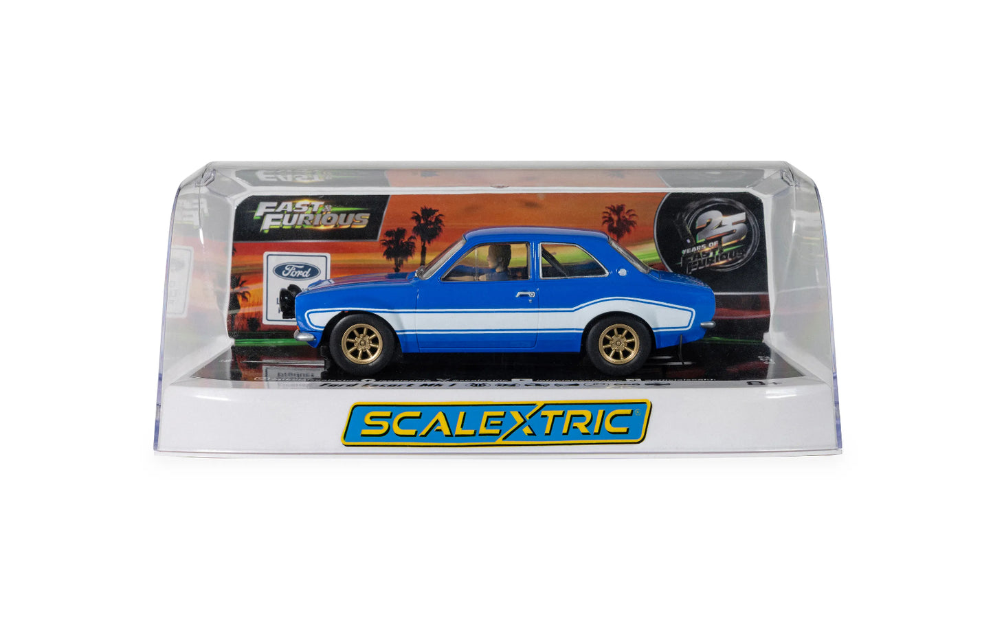 Scalextric Ford Escort MK1 Fast And Furious 6 1/32 Slot Car C4677 DPR