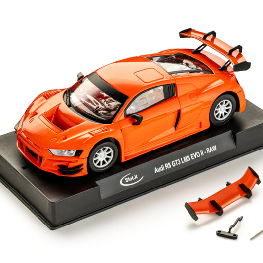 Slot.it Audi R8 GT3 LMS EVO II RAW 1/32 Slot Car SICA58R1 CA58R1