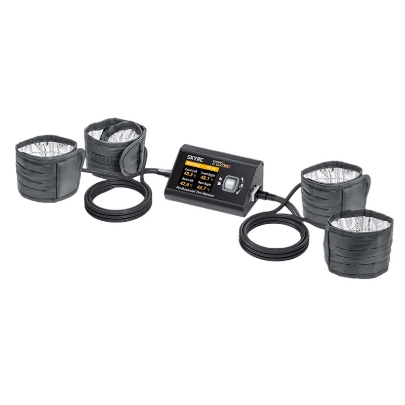SkyRC SK-600157-03 TWneo Tire Warmer with Belts: 1/10 1/8 RC Touring / Drift Car.